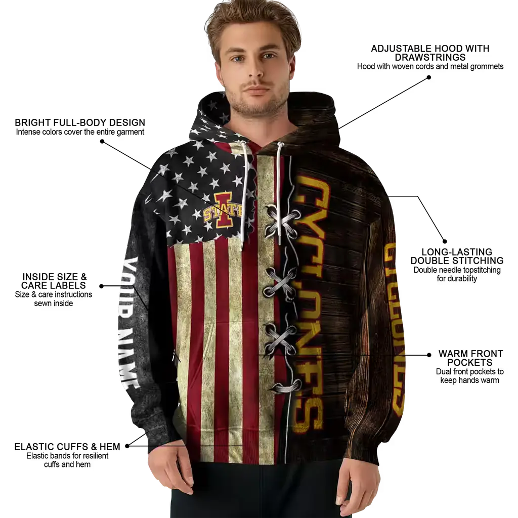 custom iowa state cyclones american pride hoodie latest model custom iowa state cyclones american pride hoodie latest model