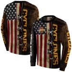 custom iowa state cyclones american pride hoodie best selling