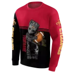 custom iowa state cyclones baby groot red black hoodie best selling