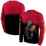 custom iowa state cyclones baby groot red black hoodie best selling