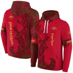 custom iowa state cyclones deer silhouette red hoodie best selling