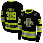custom iowa state cyclones safety motif black neon green hoodie best selling