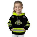 custom iowa state cyclones safety motif black neon green hoodie best selling