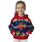 custom iowa state cyclones spongebob patrick star red navy hoodie best selling