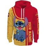 custom iowa state cyclones stitch red hoodie best selling