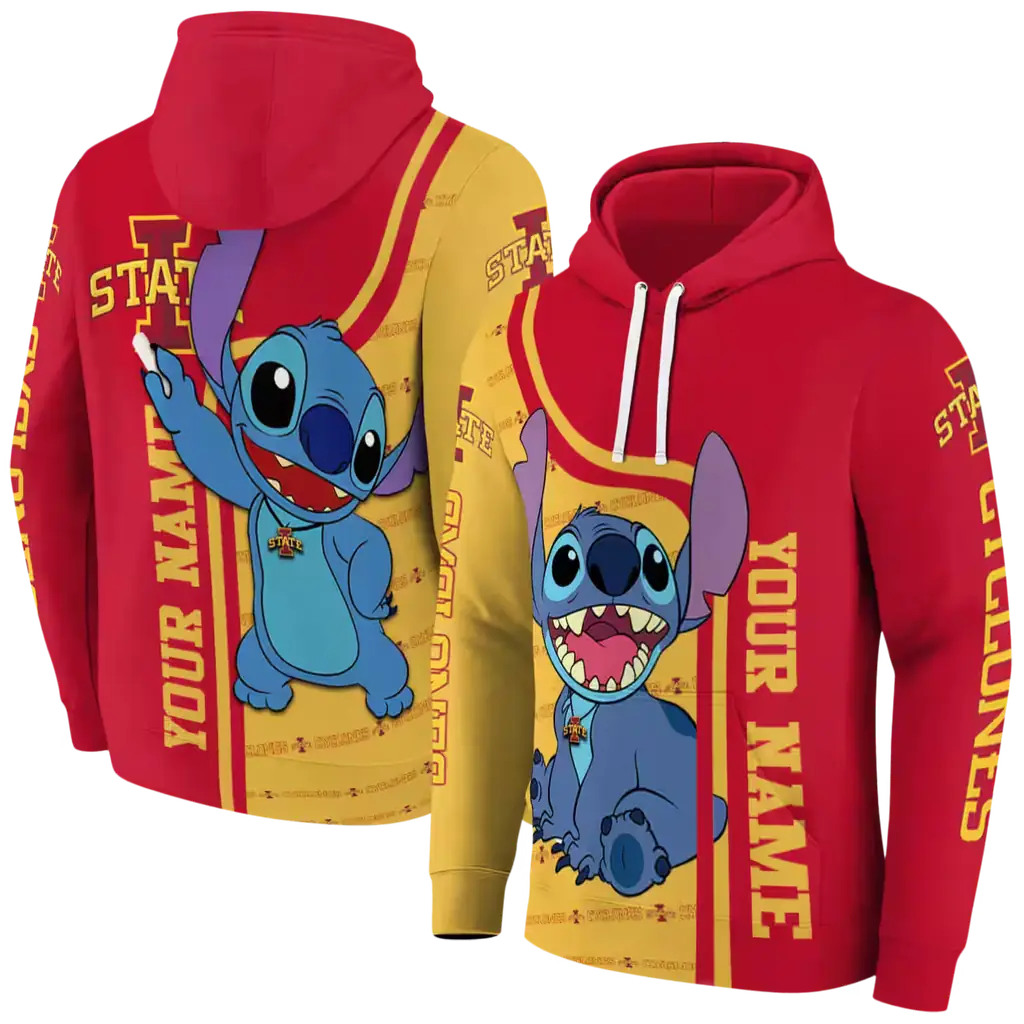 custom iowa state cyclones stitch red hoodie fashion forward custom iowa state cyclones stitch red hoodie fashion forward