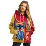 custom iowa state cyclones stitch red hoodie best selling