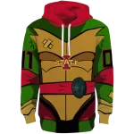 custom iowa state cyclones superhero armor red green hoodie best selling