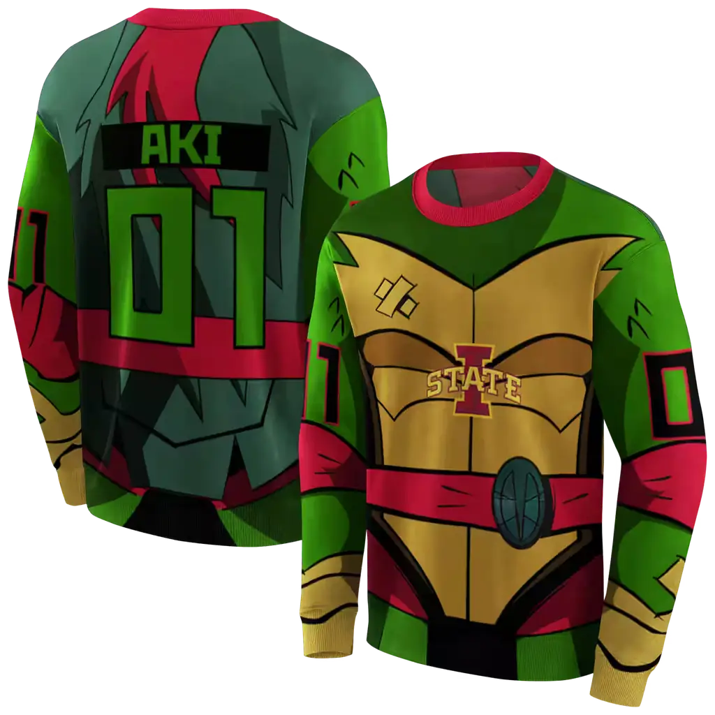 custom iowa state cyclones superhero armor red green hoodie premium grade custom iowa state cyclones superhero armor red green hoodie premium grade