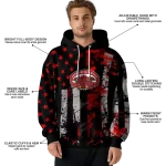 custom jacksonville state gamecocks distressed flag red black hoodie best selling