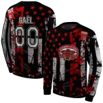 custom jacksonville state gamecocks distressed flag red black hoodie best selling