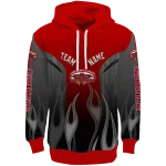 custom jacksonville state gamecocks flame design red hoodie best selling