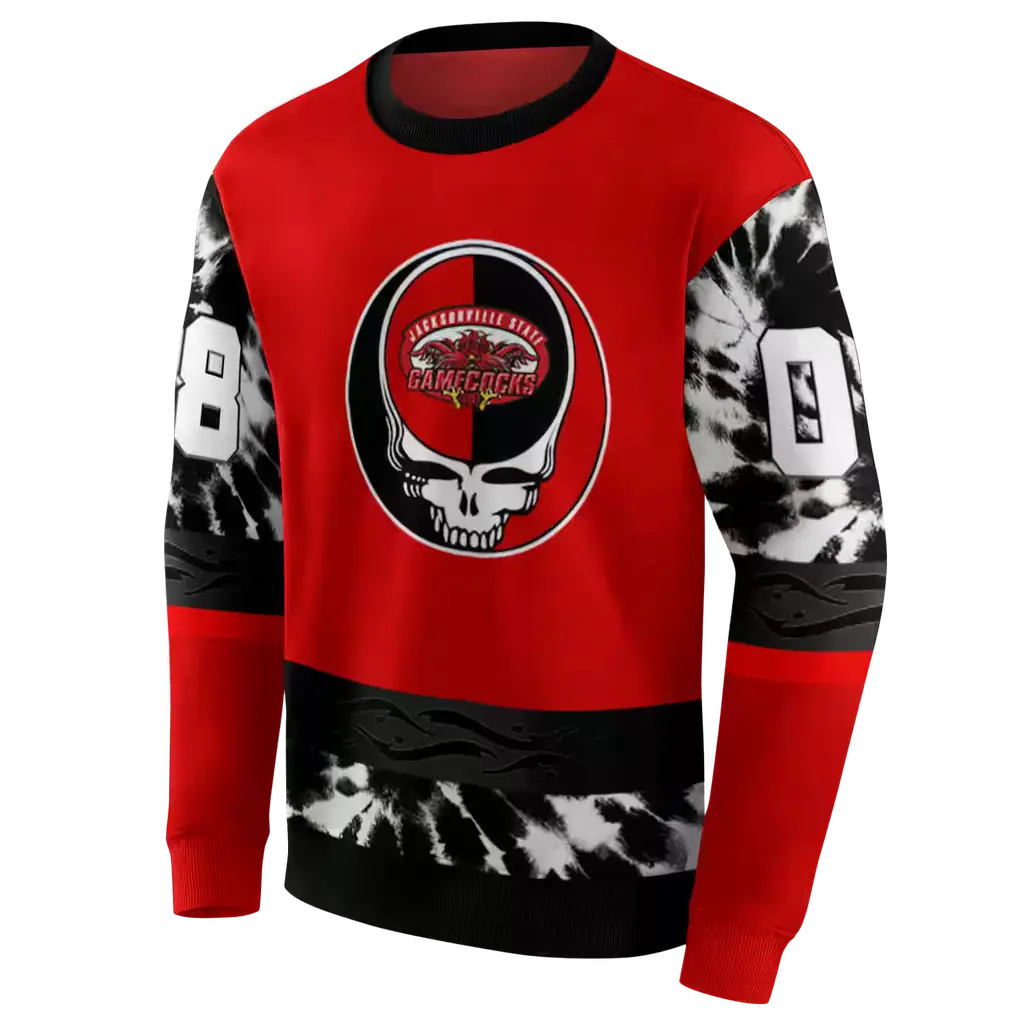 custom jacksonville state gamecocks grateful vibes red hoodie new arrival custom jacksonville state gamecocks grateful vibes red hoodie new arrival