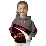 custom jacksonville state gamecocks hexagonal mesh red black gray hoodie best selling