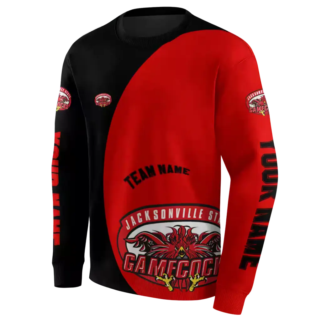 custom jacksonville state gamecocks minimalist design red black hoodie new arrival custom jacksonville state gamecocks minimalist design red black hoodie new arrival