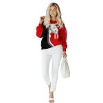 custom jacksonville state gamecocks peeking snoopy red hoodie best selling