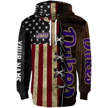 custom james madison dukes american pride hoodie best selling