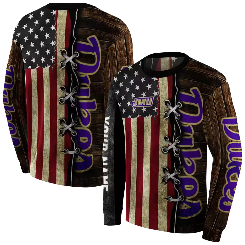 custom james madison dukes american pride hoodie premium grade custom james madison dukes american pride hoodie premium grade