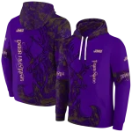 custom james madison dukes deer silhouette purple hoodie best selling