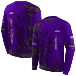 custom james madison dukes deer silhouette purple hoodie best selling