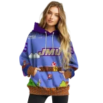 custom james madison dukes mario blue black hoodie best selling