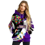 custom james madison dukes puzzle pieces purple hoodie best selling