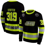 custom james madison dukes safety motif black neon green hoodie best selling