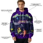 custom james madison dukes spongebob patrick star purple navy hoodie best selling
