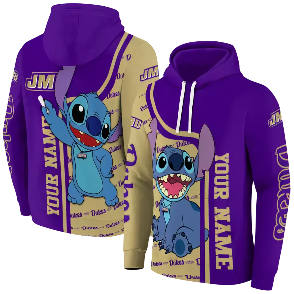 custom james madison dukes stitch purple hoodie fashion forward custom james madison dukes stitch purple hoodie fashion forward