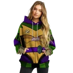 custom james madison dukes superhero armor purple green hoodie best selling