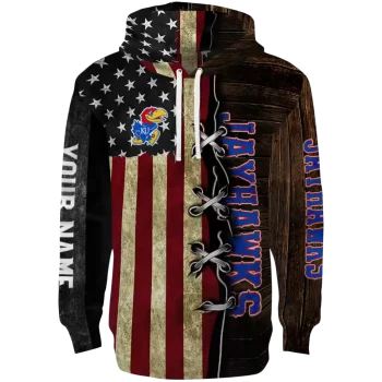 custom kansas jayhawks american pride hoodie best selling