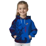 custom kansas jayhawks deer silhouette blue hoodie best selling