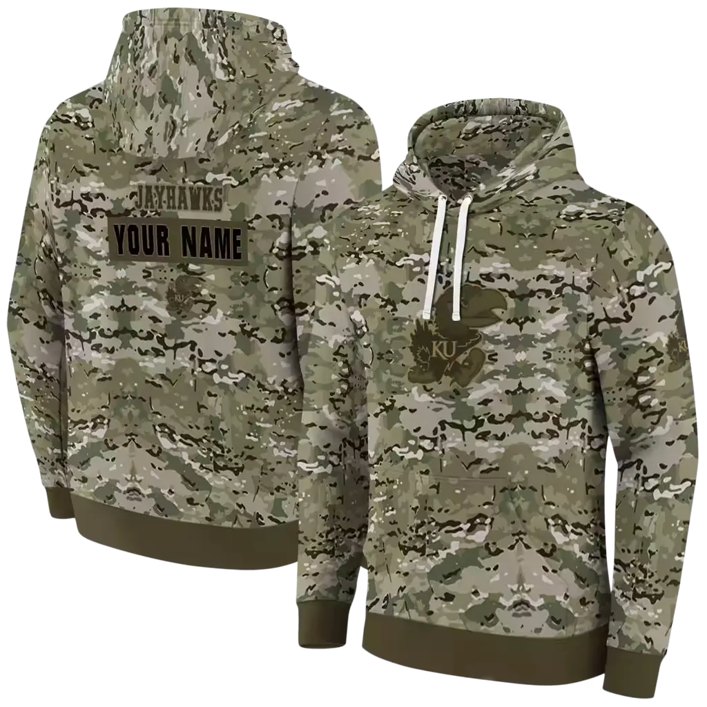custom kansas jayhawks military style hoodie fashion forward custom kansas jayhawks military style hoodie fashion forward