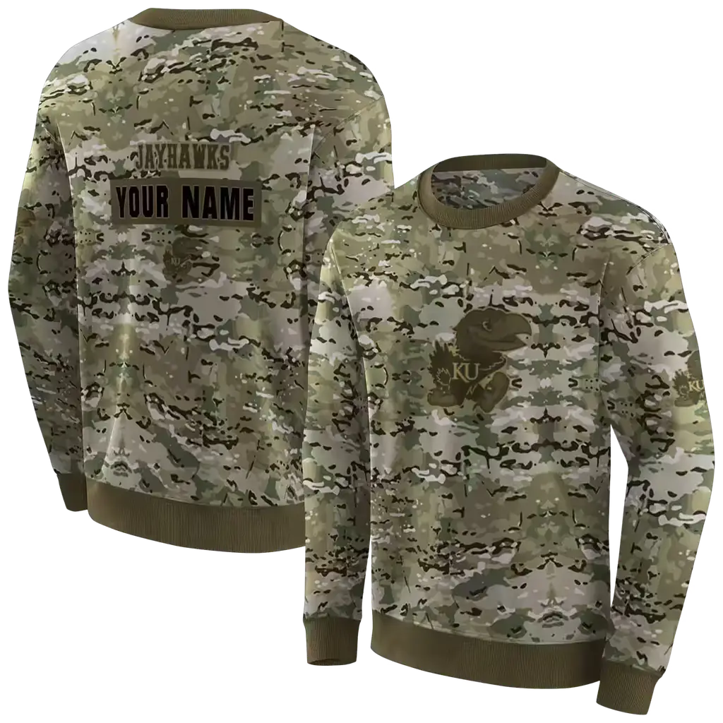 custom kansas jayhawks military style hoodie premium grade custom kansas jayhawks military style hoodie premium grade