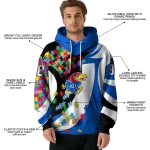 custom kansas jayhawks puzzle pieces blue hoodie best selling