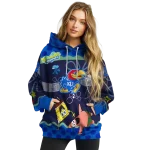 custom kansas jayhawks spongebob patrick star blue navy hoodie best selling