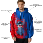 custom kansas jayhawks stitch blue hoodie best selling