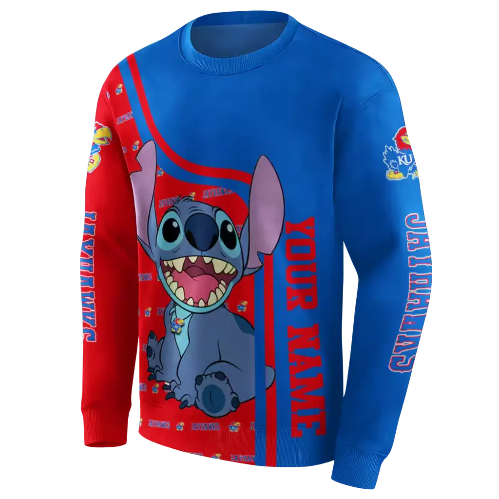 custom kansas jayhawks stitch blue hoodie new arrival custom kansas jayhawks stitch blue hoodie new arrival