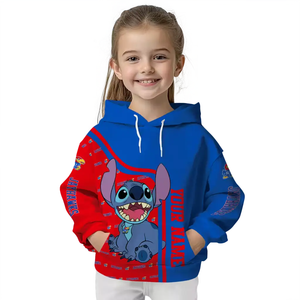 custom kansas jayhawks stitch blue hoodie top rated custom kansas jayhawks stitch blue hoodie top rated