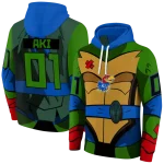 custom kansas jayhawks superhero armor blue green hoodie best selling