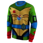 custom kansas jayhawks superhero armor blue green hoodie best selling