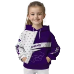 custom kansas state wildcats abstract shape purple hoodie best selling