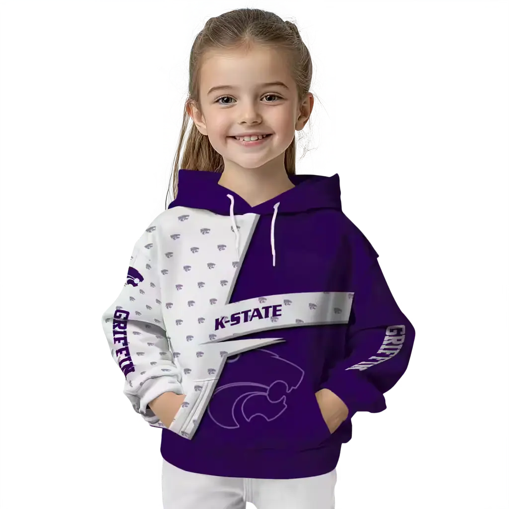 custom kansas state wildcats abstract shape purple hoodie top rated custom kansas state wildcats abstract shape purple hoodie top rated