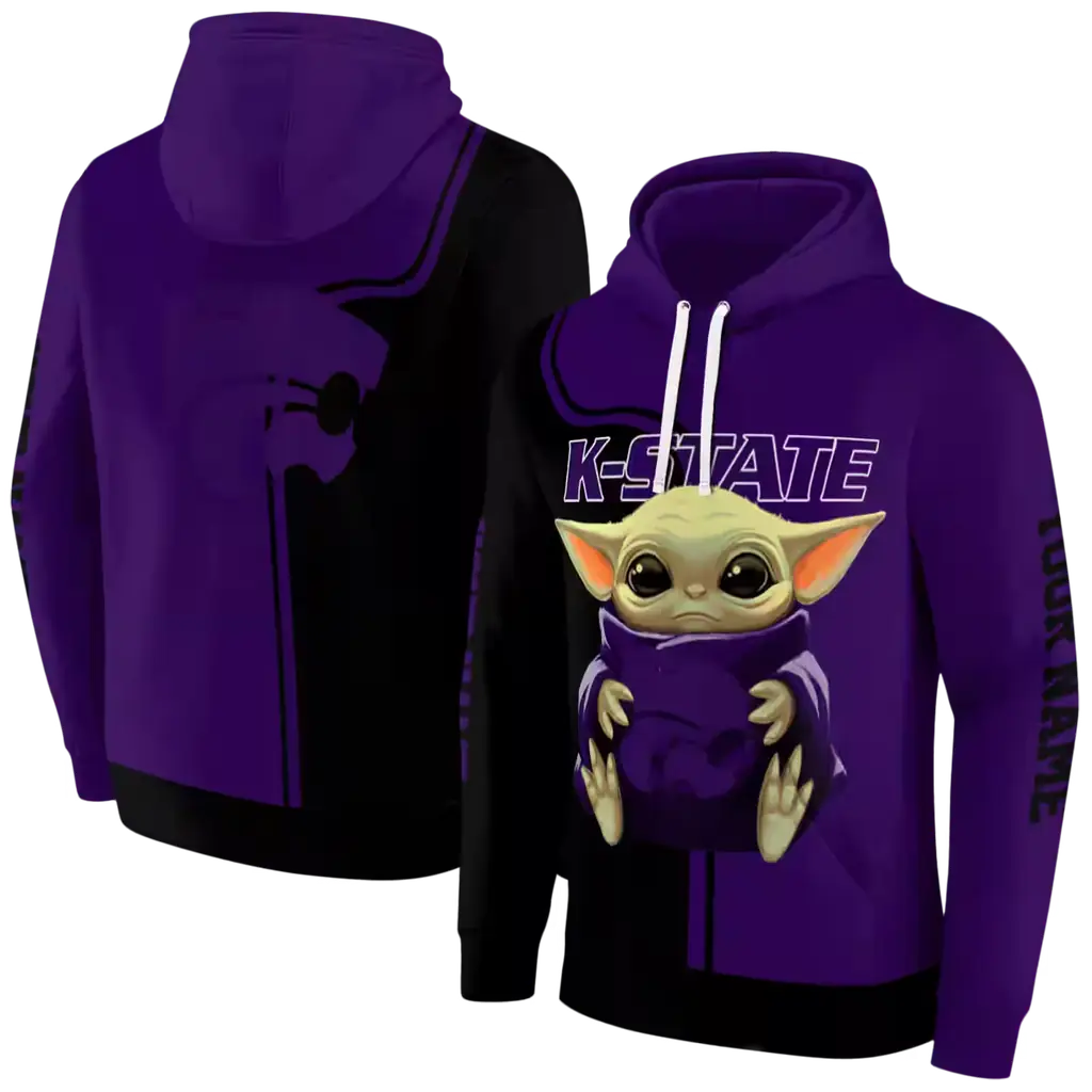 custom kansas state wildcats baby yoda purple black hoodie fashion forward custom kansas state wildcats baby yoda purple black hoodie fashion forward
