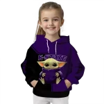 custom kansas state wildcats baby yoda purple black hoodie best selling