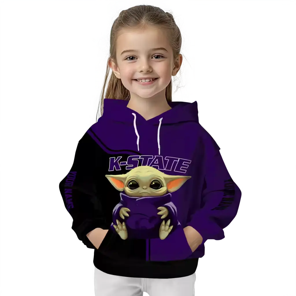 custom kansas state wildcats baby yoda purple black hoodie top rated custom kansas state wildcats baby yoda purple black hoodie top rated