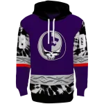 custom kansas state wildcats grateful vibes purple hoodie best selling