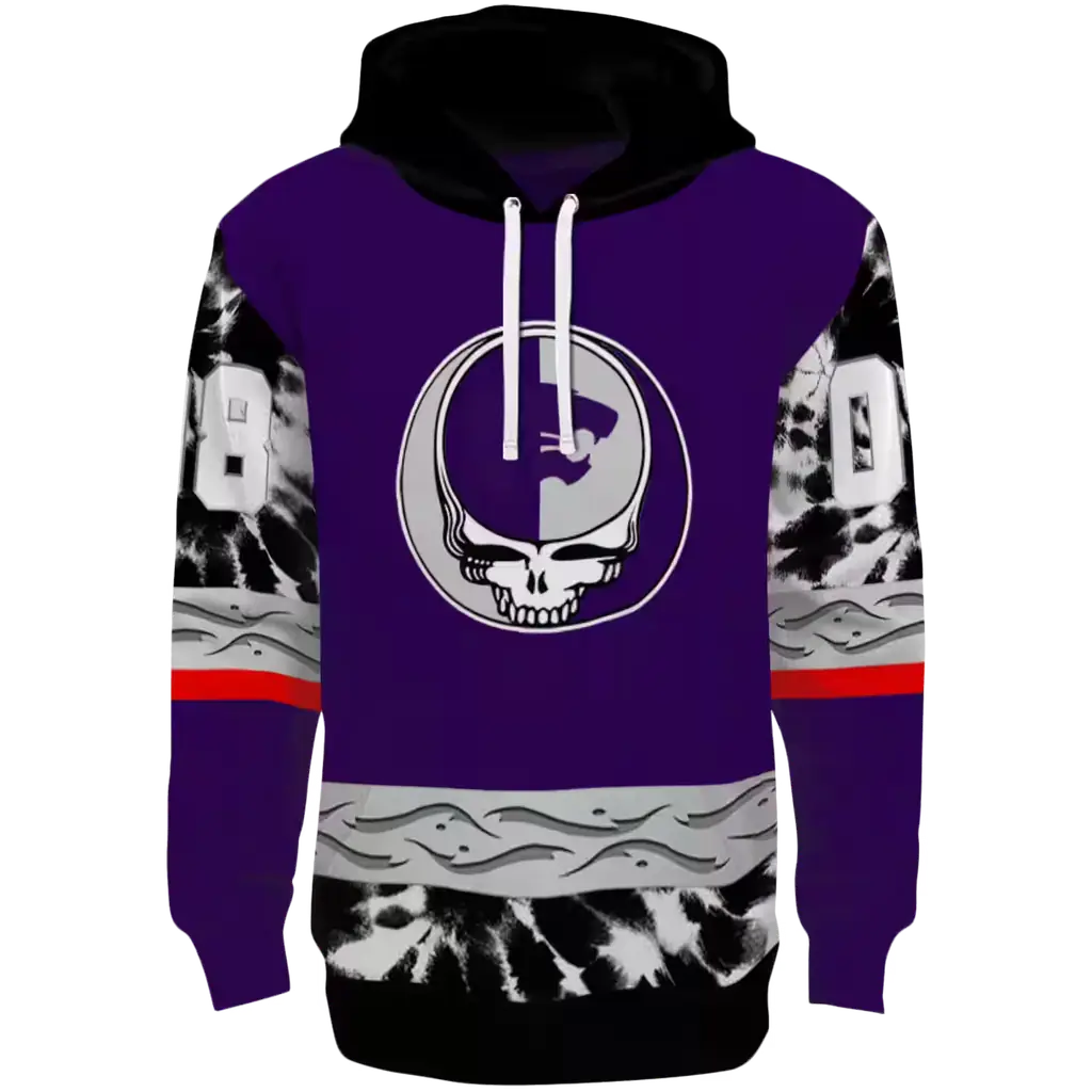 custom kansas state wildcats grateful vibes purple hoodie best selling custom kansas state wildcats grateful vibes purple hoodie best selling