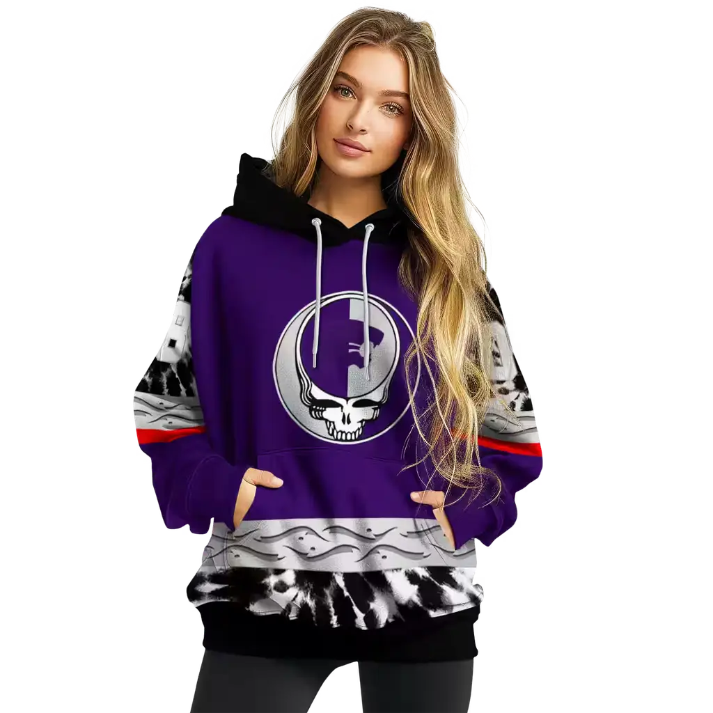 custom kansas state wildcats grateful vibes purple hoodie high quality custom kansas state wildcats grateful vibes purple hoodie high quality