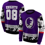 custom kansas state wildcats grateful vibes purple hoodie best selling